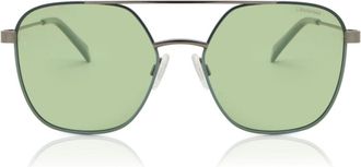 Polaroid PLD 6058/S Polarized 1ED/UC Mens Sunglasses Silver Size 56