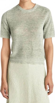 Masscob Vedra Knit Top In Aloe