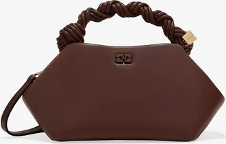 Ganni Brown Small Bou Bag