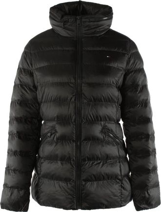 Tommy Hilfiger Winterjassen - Dames - Winterjassen - Zwart - L - Polyester - Jassen