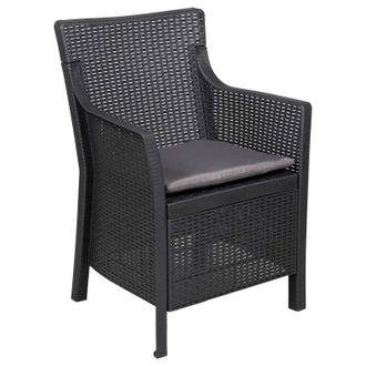 vidaXL Sill&oacute;n Gris Antracita Pp Vidaxl