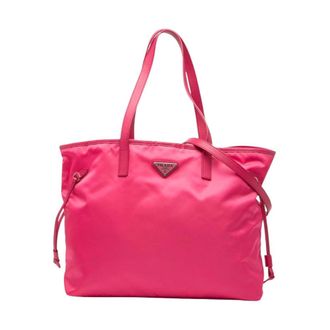 Prada Bolso Tote de Nylon Pre-owned - Pre-owned - Mujer - Rosa - ONE SIZE
