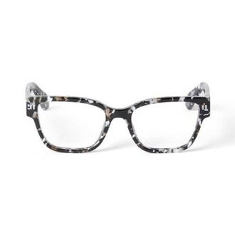 Off-white OERJ056STYLE561200 Patterned Acetate Eyeglasses - Black