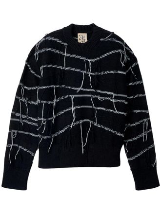 Camperlab mélange sweater - unisex - Organic Cotton - L - Black