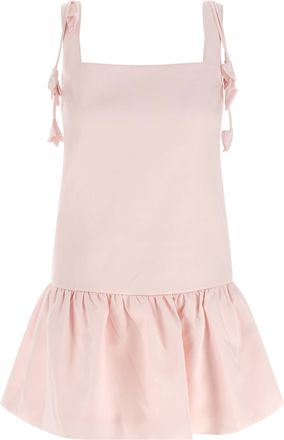 Self Portrait Pink Flower Taffet&agrave; Gonne Rosa-Donna