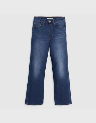 Levi's Womens Ribcage Straight Ankle Noe Dar - Navy - Size: 25 l27