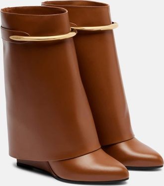 Givenchy Shark leather mid-calf boots