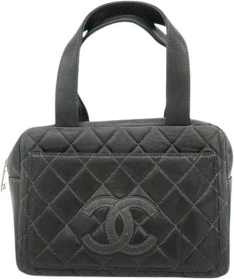 Chanel Pre-owned Handbags, female, Black, Size: ONE SIZE Pre-owned Vintage Handbag