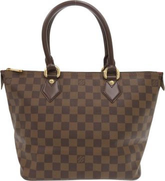 Louis Vuitton Brown Damier Canvas Tote Bag (Pre-Owned)