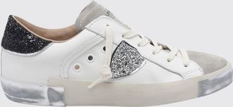 Philippe Model Sneakers Prsx basse bicolore in pelle di vitello con scudetto