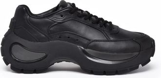 Sportmax Black Leather Urta Sneakers