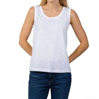 Elliott Lauren Sleeveless Tank Top In White