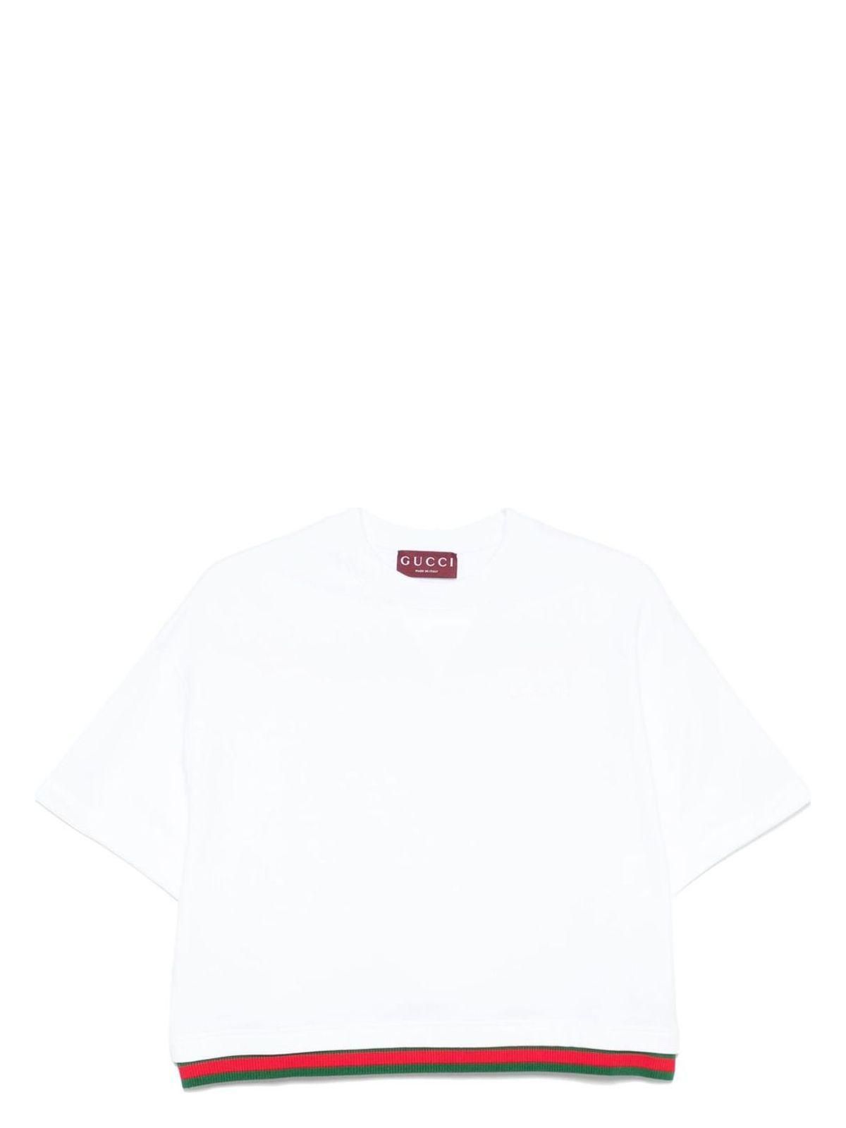 Tシャツ・カットソー 815851XJG5O GUCCI White T-Shirt Woman 9692