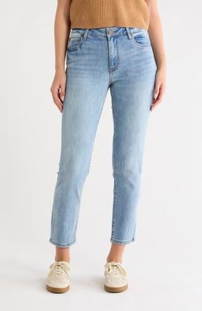 Kut from the Kloth Katy High Waist Ankle Straight Leg Jeans in Celsia at Nordstrom Rack, Size 14