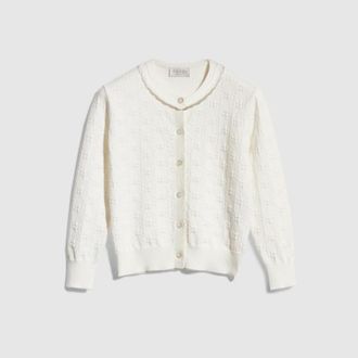Gucci Kids - GG Cotton Cardigan, White