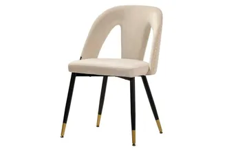 Adda Home Silla blanco de madera 49x54x78cm