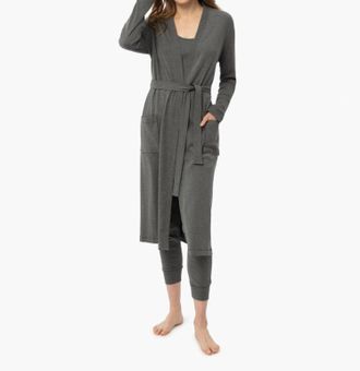 Under The Canopy Organic Robe In Charcoal