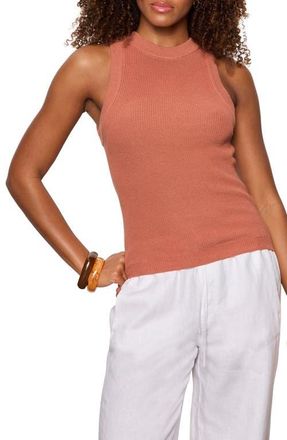 Sanctuary In the Mix Cotton Sweater Tank in Ancient Clay at Nordstrom, Size X-Large