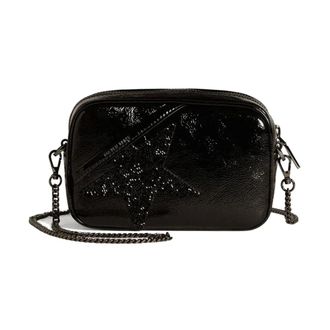 Golden Goose Cross Body Bags, female, Black, Size: ONE SIZE Mini Star Crossbody Bag