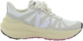 Veja Sneakers met contrasterend paneel en platformzool - Dames - Sneakers - Wit - 37 EU - Schoenen
