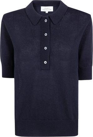 STUDIO NICHOLSON Polo Shirts - Dames - Polos - Blauw - M - Tops
