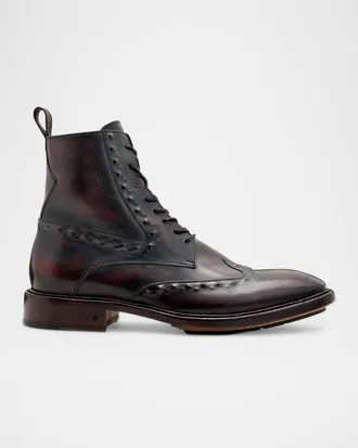 John Varvatos Men & apos;s Fleetwood Ghost Stud Leather Boots
