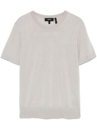 Theory wool T-shirt - Grey