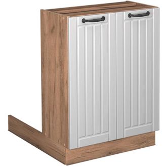 Vicco Isla De Cocina Fame-line, Blanco Casa De Campo, 60 Cm Sin Encimera, Vicco