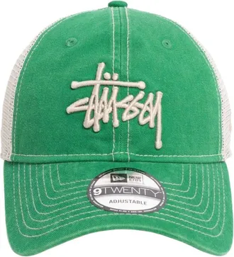St&uuml;ssy 9Twenty Washed Basic Trucker Green 1311164-GREN