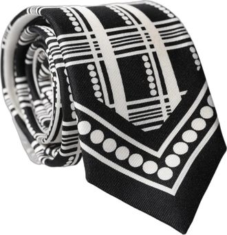 Dolce & Gabbana Stropdas - Heren - Stropdassen - Zwart - ONE Size - Accessoires