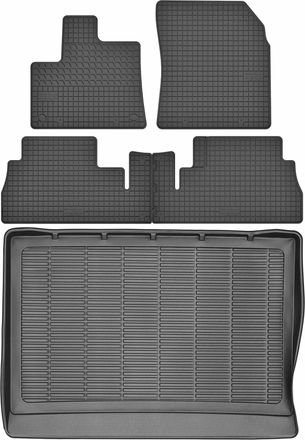 OEM Citroen Berlingo Iii Kombivan A Partir De 2018 Set - Alfombrillas Goma + Alfombrilla Maletero