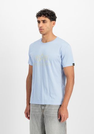Alpha Industries T-Shirt ALPHA INDUSTRIES Basic T-Shirt BL, Herren, Gr. XXL, artic blau, Obermaterial: 100% Baumwolle, Shirts T-Shirt