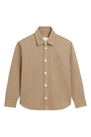 Ami KNITTED ADC OVERSHIRT Size: XS, colour: BEIGE