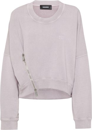 Dsquared2 Felpa con zip - Viola