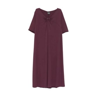 Marina Rinaldi Midi Dresses, female, Purple, Size: L Midi Dresses