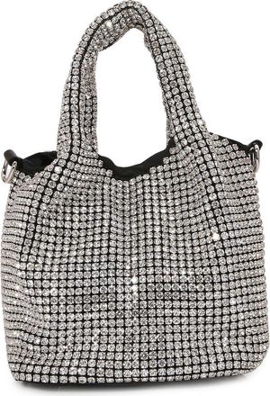 Berness Crystal Bucket Bag in Silver at Nordstrom Rack