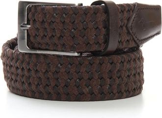 Harmont & Blaine Plaited belt - Heren - Riemen - Bruin - 4XL - Accessoires
