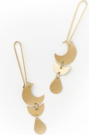 Matr Boomie Rajani Moon Phase Drop Earrings in Gold at Nordstrom