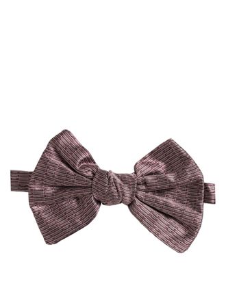 Dolce & Gabbana Silk Adjustable Bow Tie - Maroon
