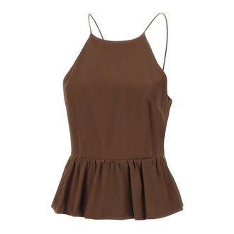 The Garment Sleeveless Tops, female, Brown, Size: XS Cata Top