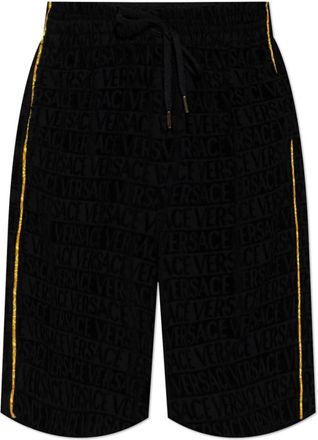Versace Logo shorts - Heren - Korte Broeken - Zwart - S - Korte Broeken