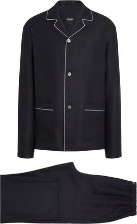 Ermenegildo Zegna Pigiama Oasi Lino - Blu