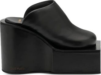 Yume Yume platform wedge pumps - Black