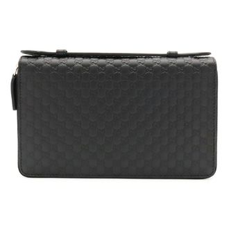 Gucci Black Leather Coin Purse/Coin Case (Pre-Owned)
