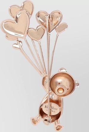 Max Mara rhinestone brooch