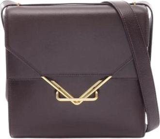 Bottega Veneta Pre-owned Leren Crossbodytas - Dames - Vintage Schoudertas - Rood - ONE Size - Leer - Vintage