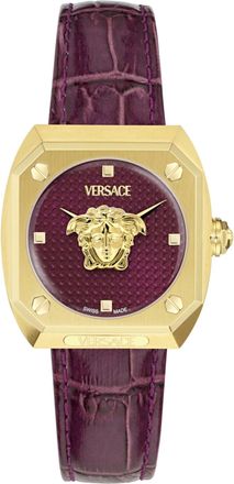 Versace Medusa Antares Womens Black Watch VE0R00225 Leather - One Size