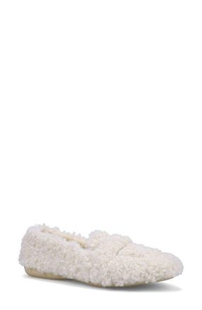 Ron White Teddy Wool Slipper in Ivory at Nordstrom, Size 10-10.5Us