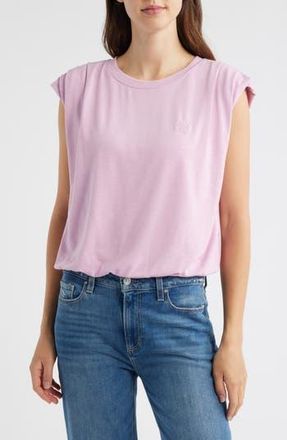 Wit & Wisdom Pleated Cap Sleeve T-Shirt in Dusty Orchid at Nordstrom Rack, Size X-Large