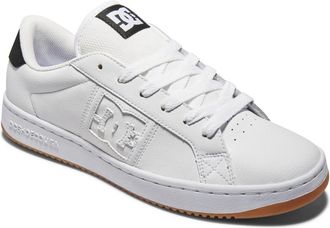 DC Sneaker DC SHOES Striker, Herren, Gr. 4,5(36,5), weiss (wei&szlig;, schwarz, gum), Obermaterial: Leder (Kuh) / Futter: Textil / Aussensohle: Gummi, Schuhe S